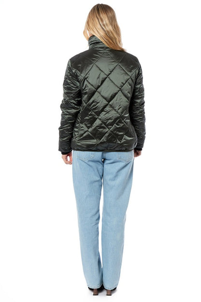 Raven Teal Padded Jacket