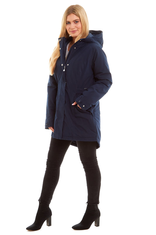 Philippa Navy Coat