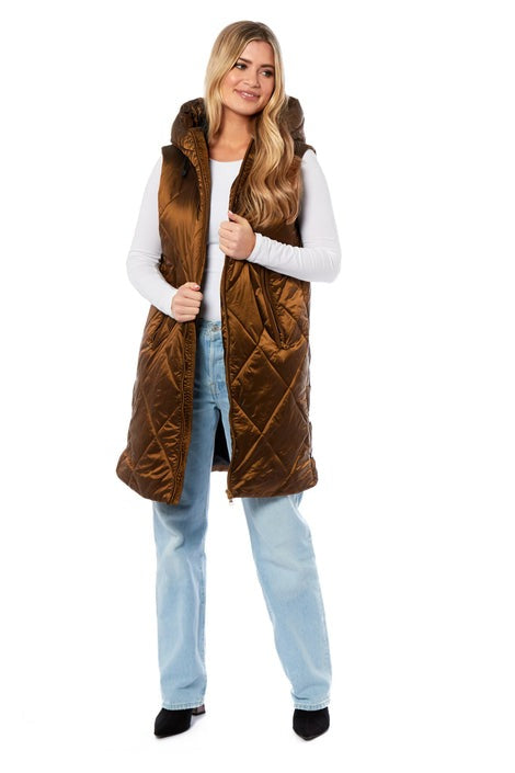 Kyla Bronze Padded Gilet